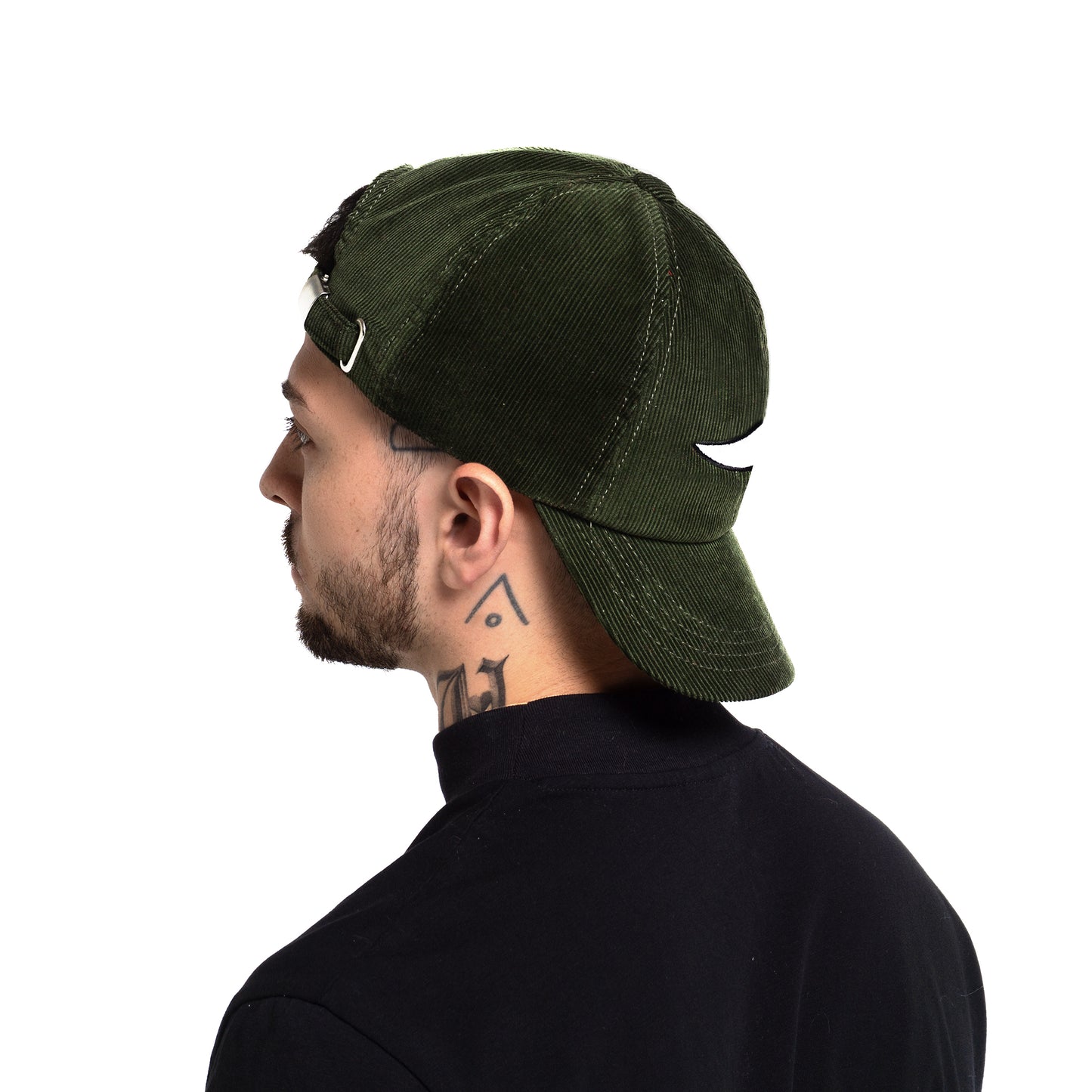 Green Wassie Corduroy Cap With Moon