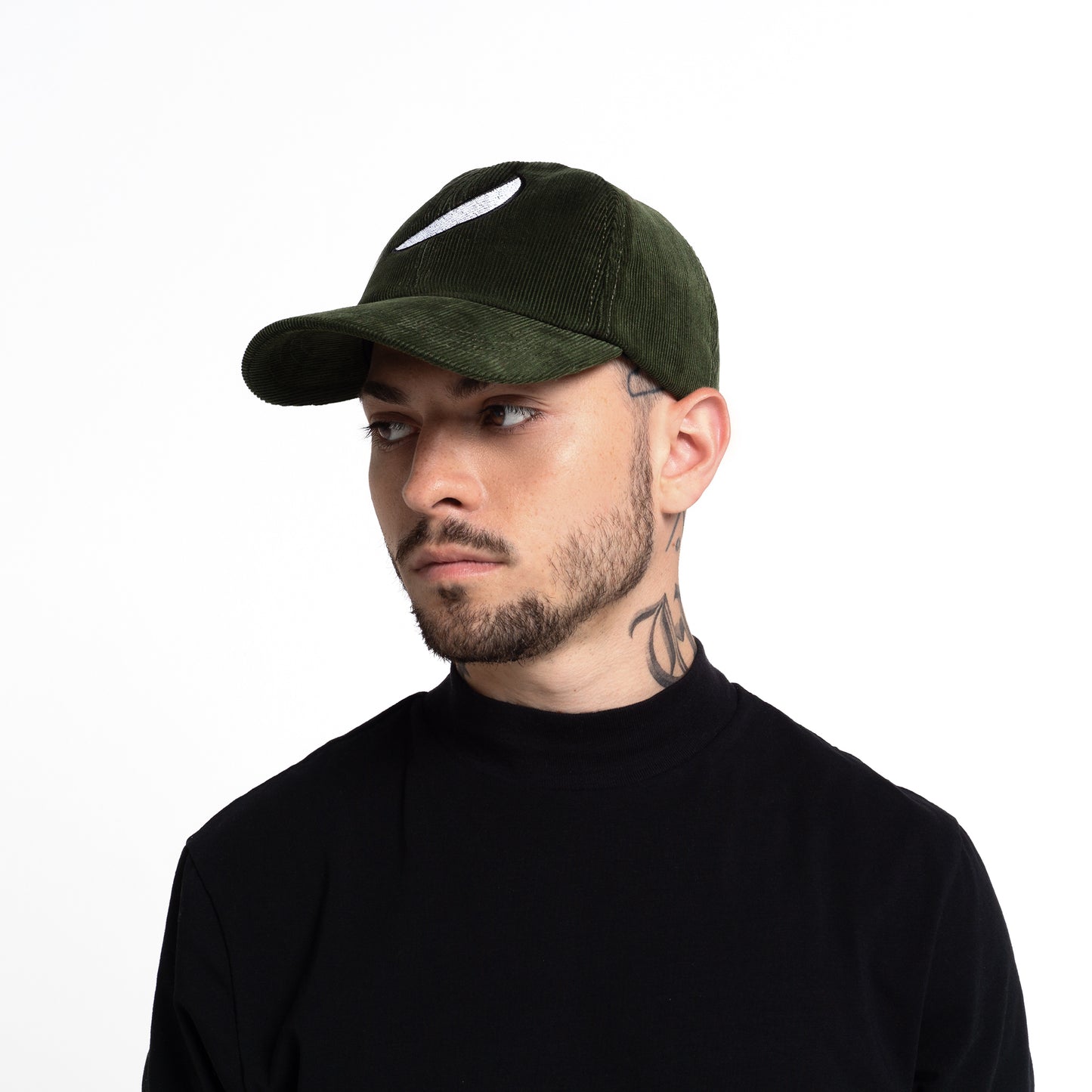 Green Wassie Corduroy Cap With Moon